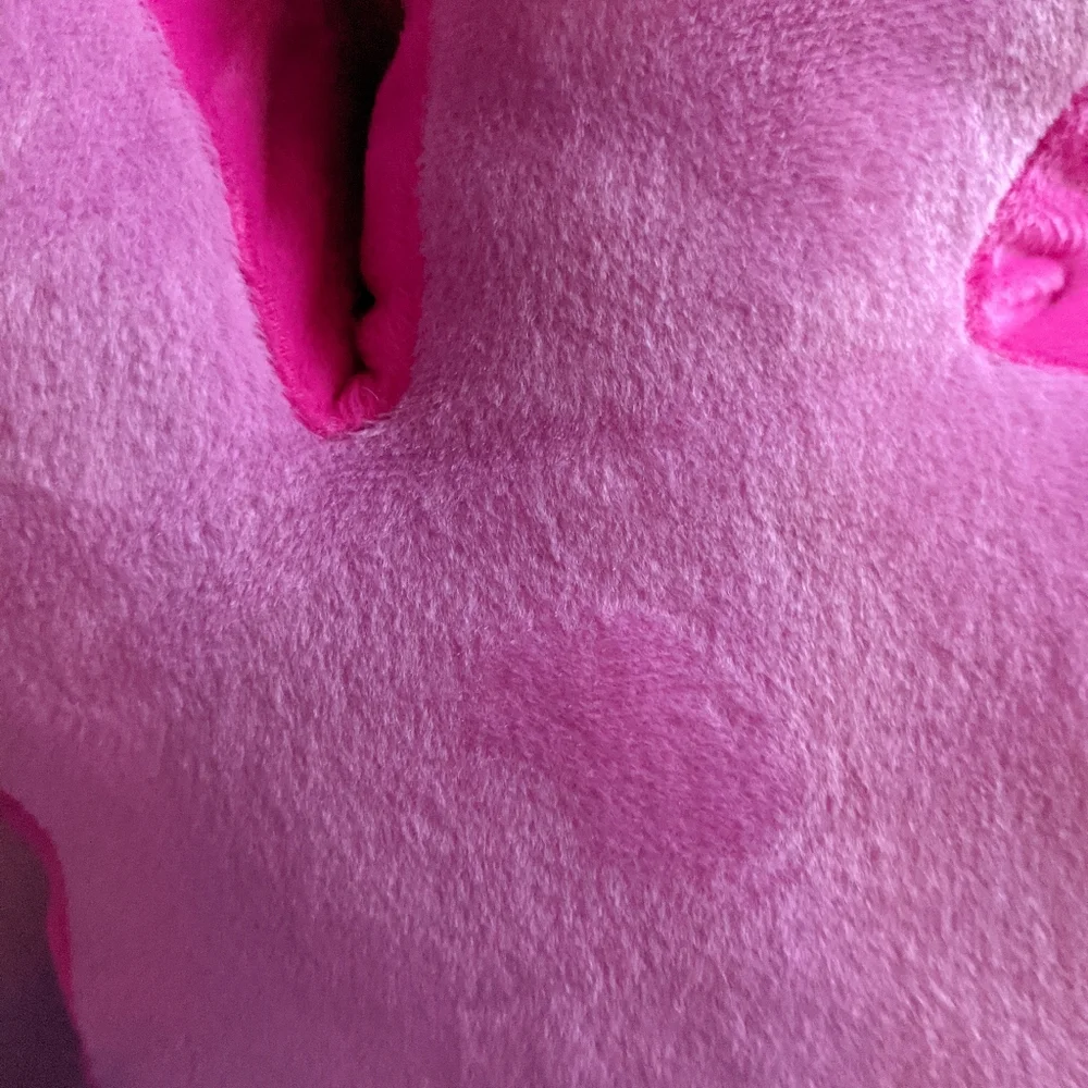 Two tone hot pink playboy bunny pillow 🐰